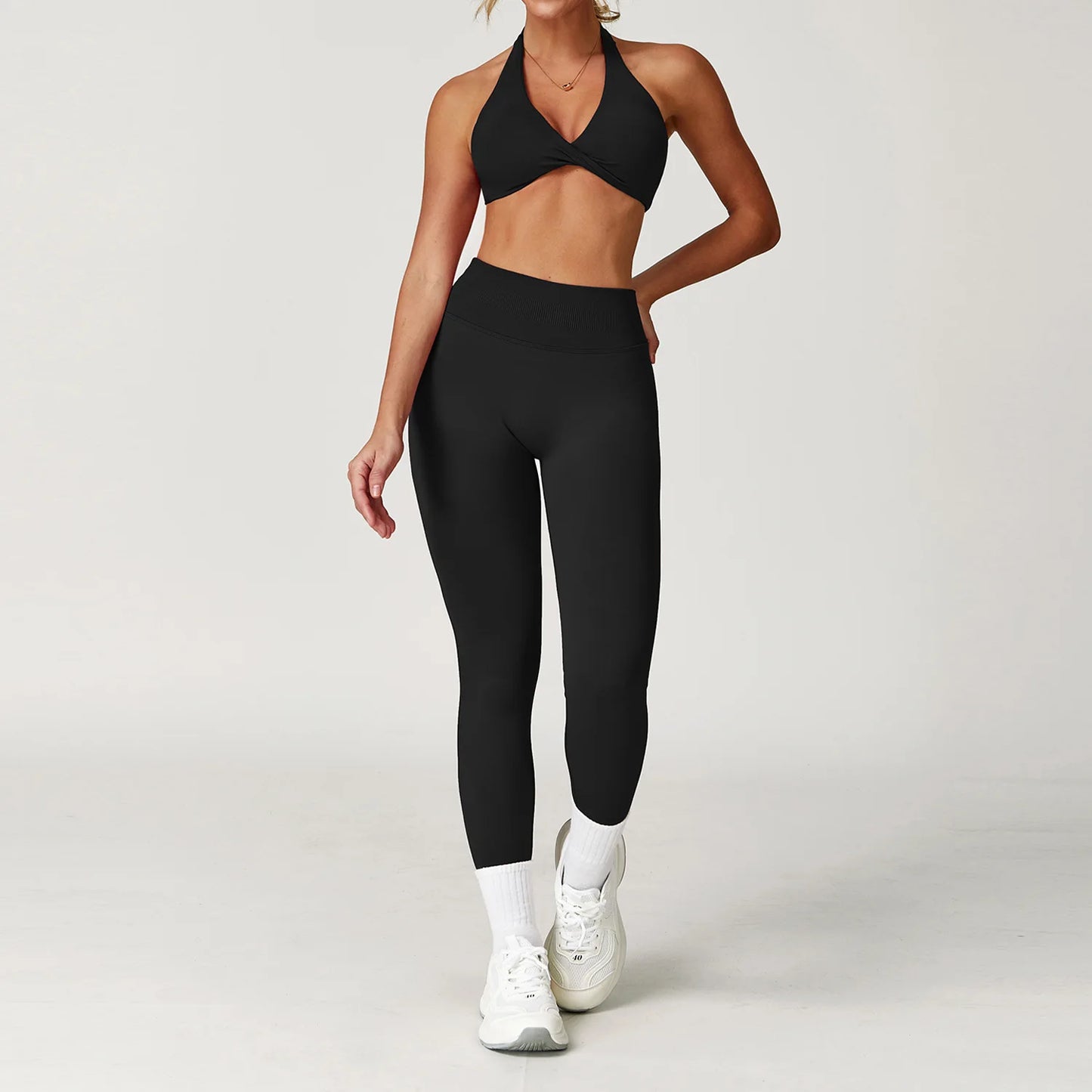 Yogaleven 3-delig Set – Sportjas, BH & Gymlegging