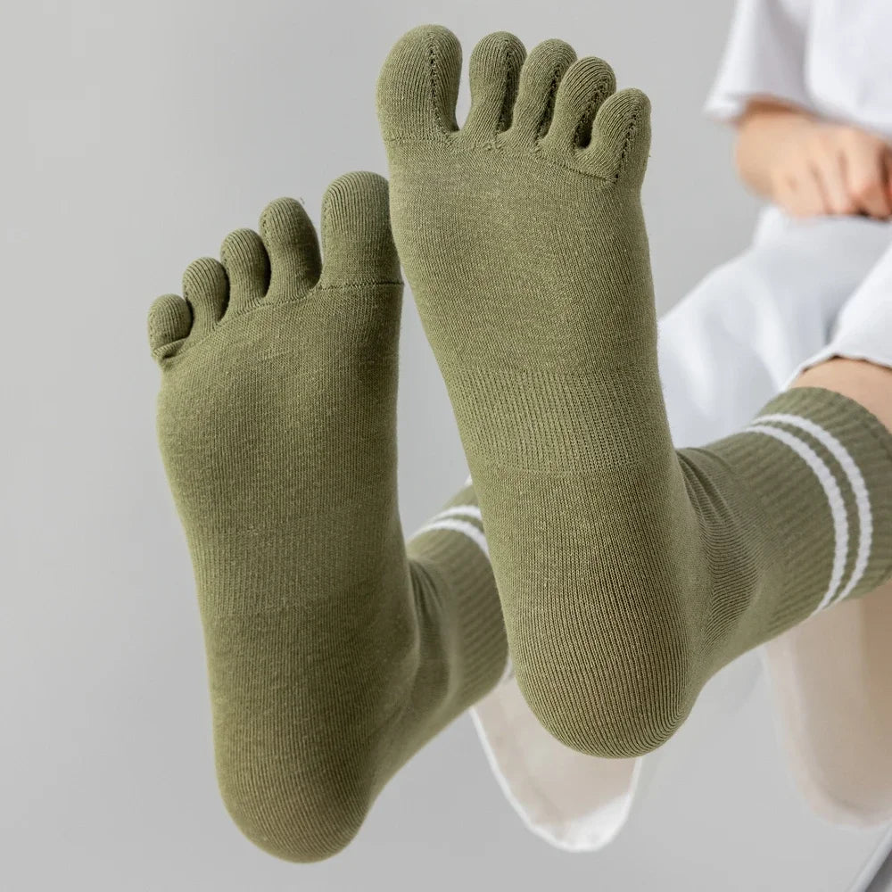Antislip Teensokken Dames - 5 Paar Yoga & Pilates Sokken