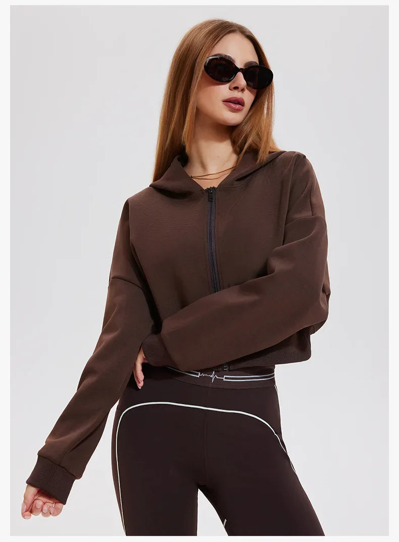 Yogaleven Zip Hoodie – Losse Herfst Jacket