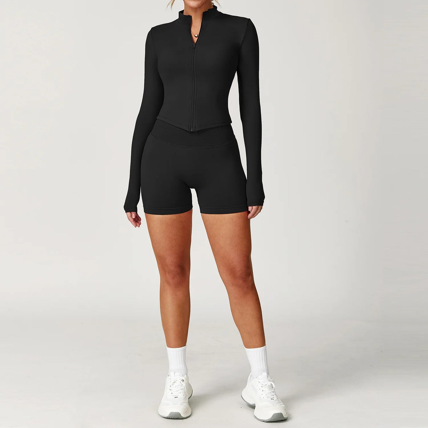 Yogaleven 3-delig Set – Sportjas, BH & Gymlegging