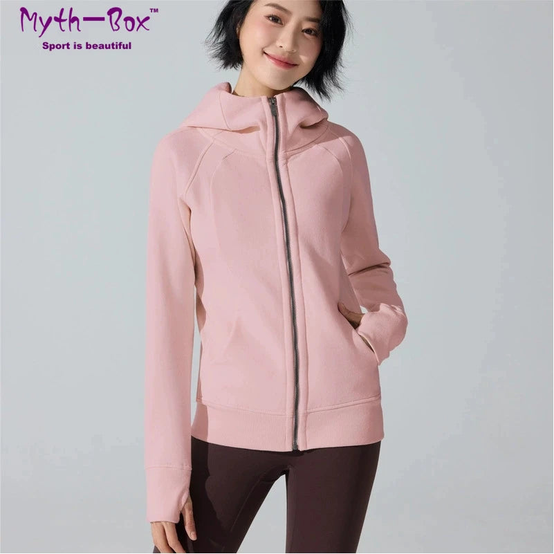 Yogaleven Fleece Hoodie – Slim Fit Winter