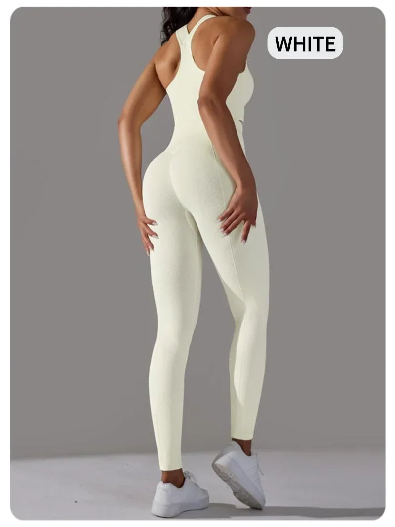 Yogaleven Naadloze Set – Sportlegging & Vest