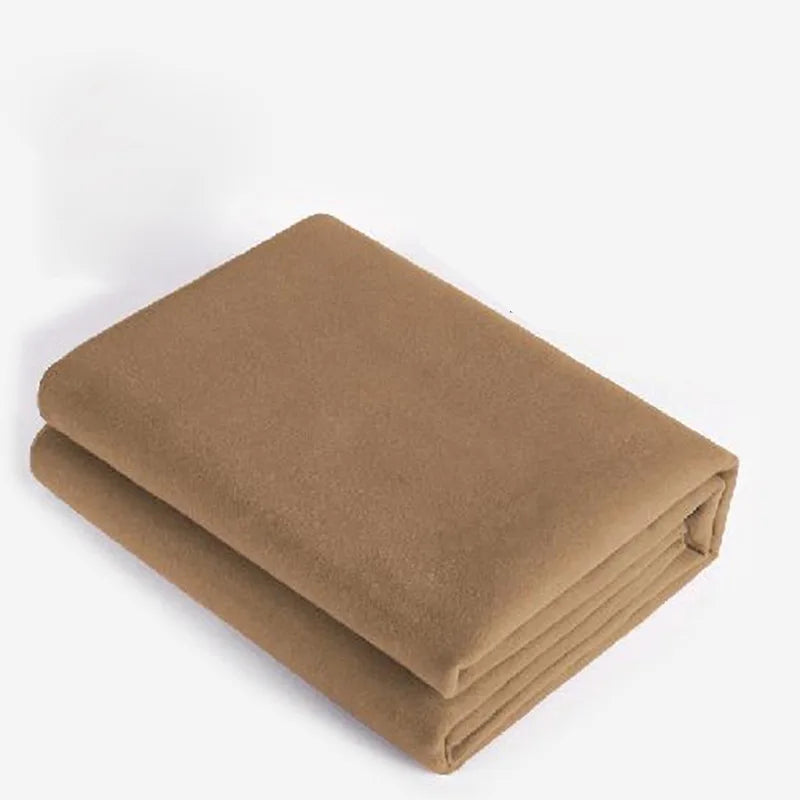 200x150cm Yoga Handdoek Extra Breed & Dik Wollen Deken Yoga Meditatie Deken Opvouwbare Yoga Mat voor Yoga Pilates Fitness Rust Deken