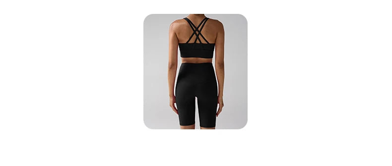 Yogaleven Shorts Set – Cross BH & Shorts Pilates