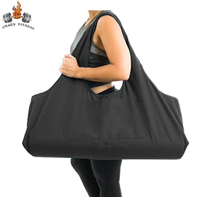 Yogamat Tas Canvas - Oversized Met Zijvak