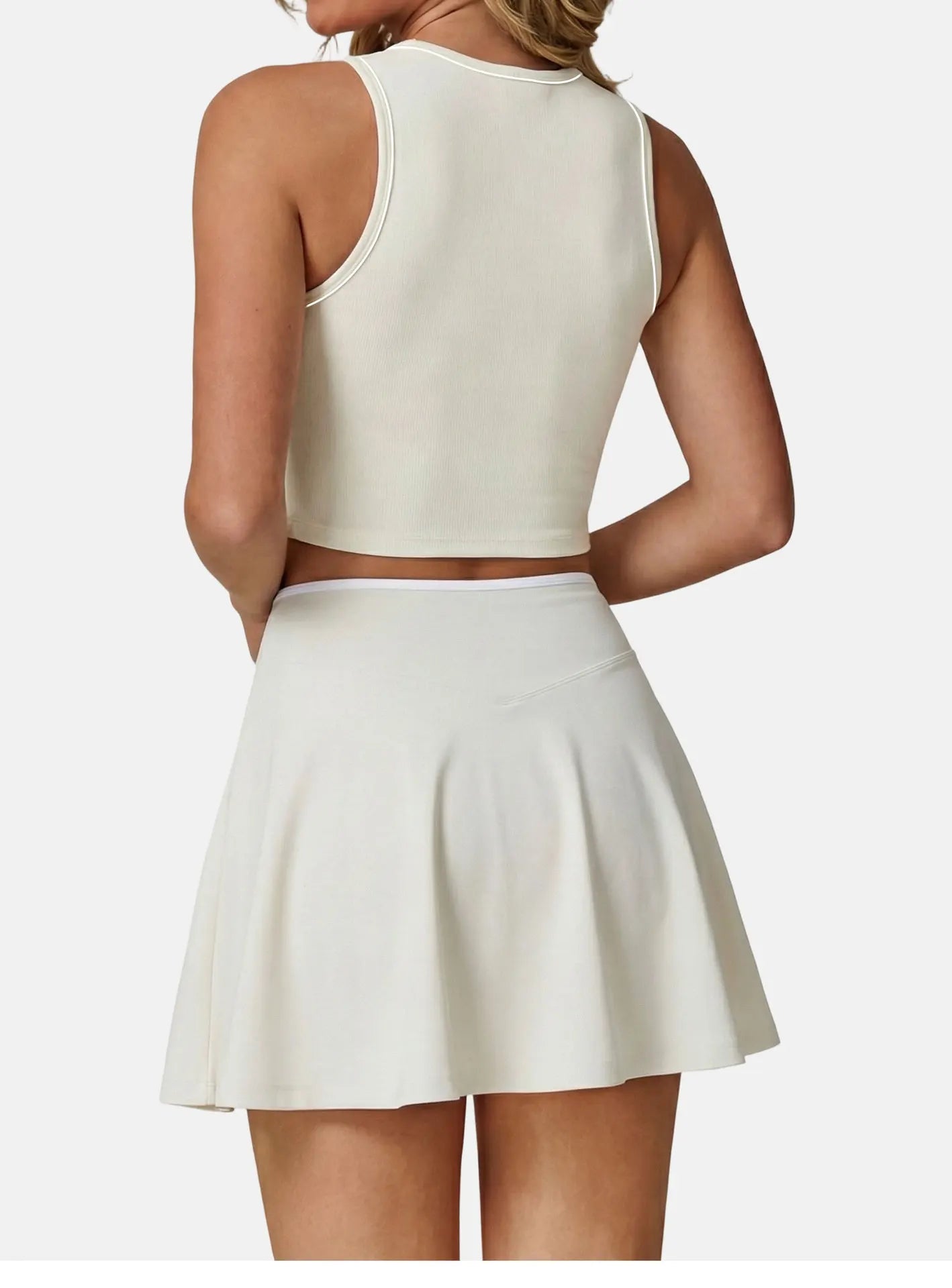 Yogaleven Crop Tank Top – Afneembare Pads