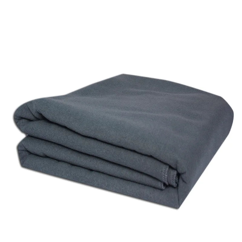 200x150cm Yoga Handdoek Extra Breed & Dik Wollen Deken Yoga Meditatie Deken Opvouwbare Yoga Mat voor Yoga Pilates Fitness Rust Deken