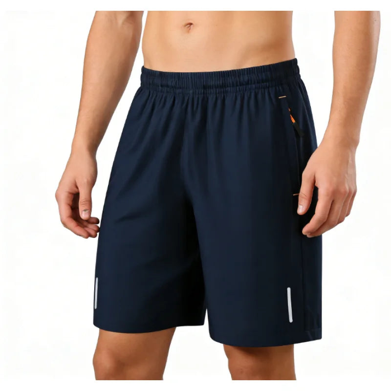 Heren Hardloopshorts – Sneldrogend met Reflecterende Streep en Elastische Taille