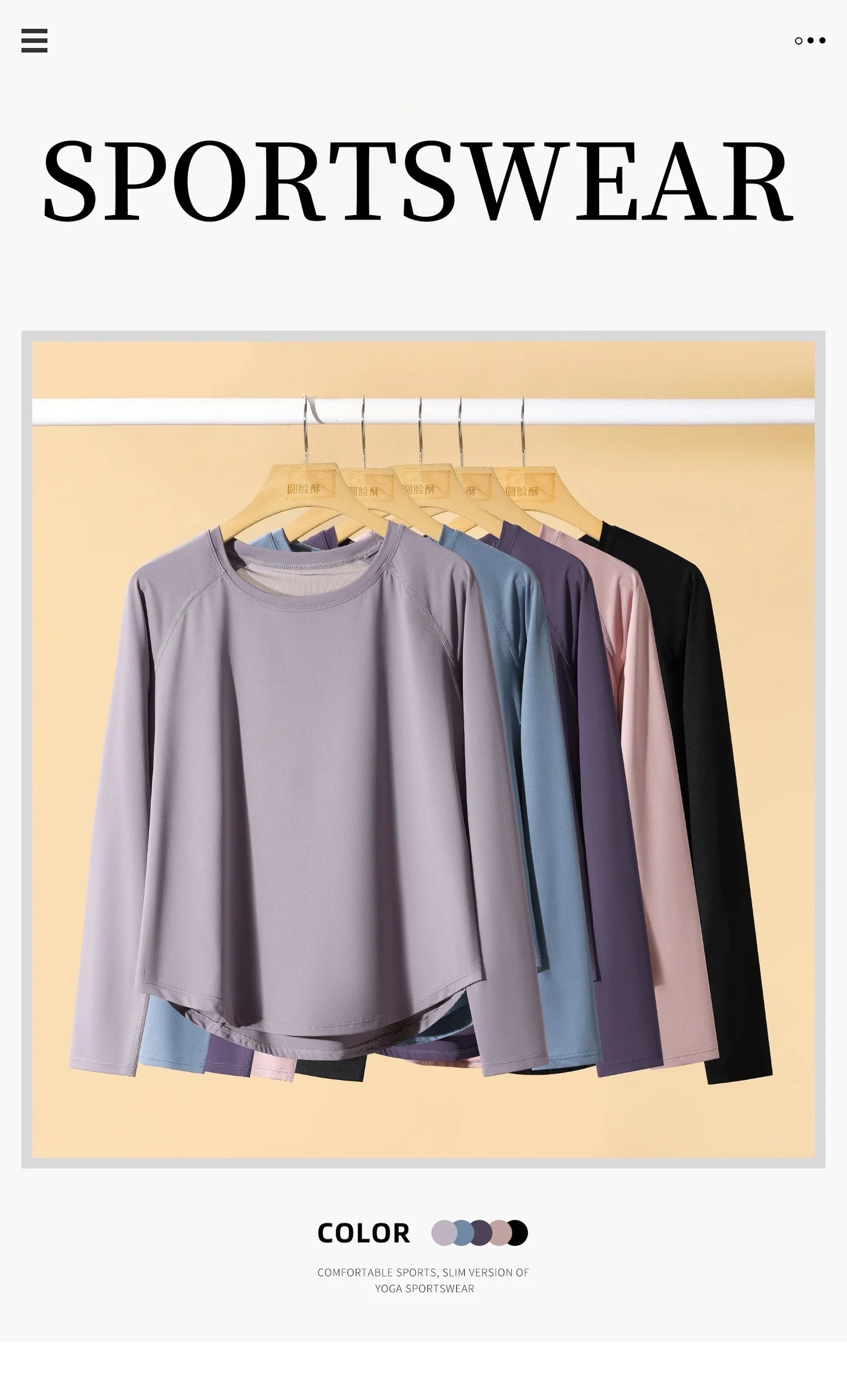 Yoga Shirt Lange Mouw - Quick Dry
