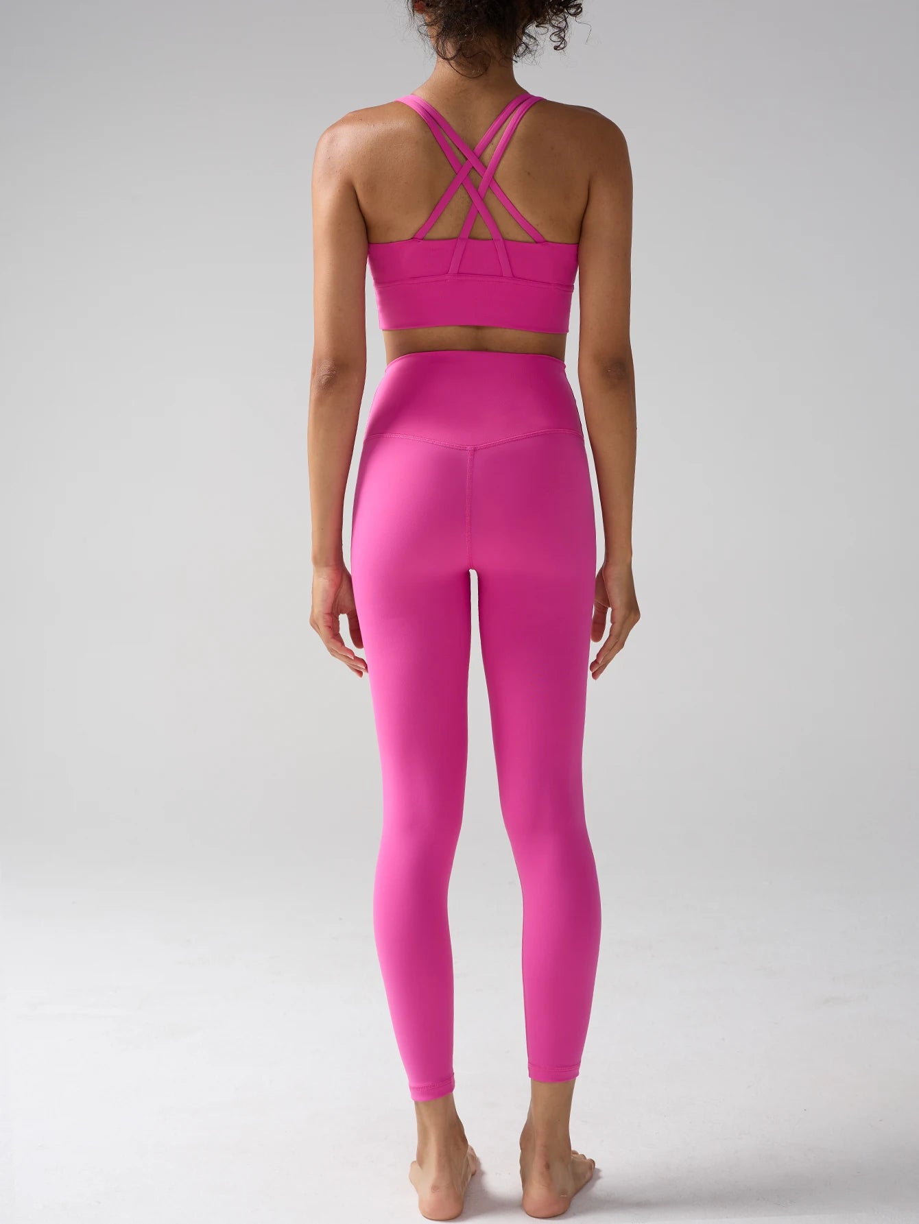 Yogaleven 2-delig Set – High Waist Legging & BH Pitaya