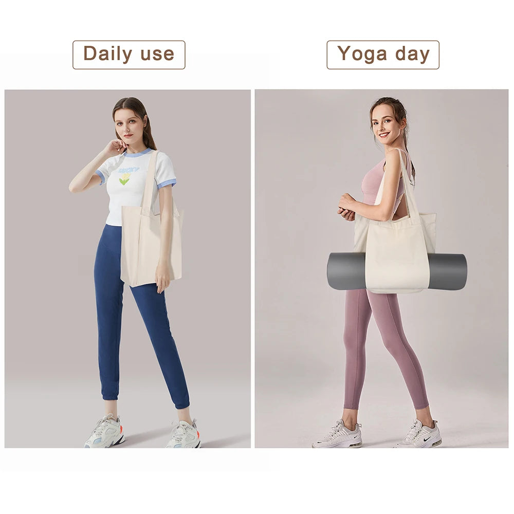 Yogamat Tas Canvas - Personaliseerbaar Met Logo