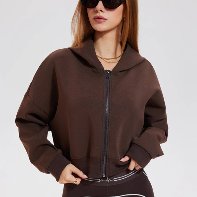 Yogaleven Zip Hoodie – Losse Herfst Jacket
