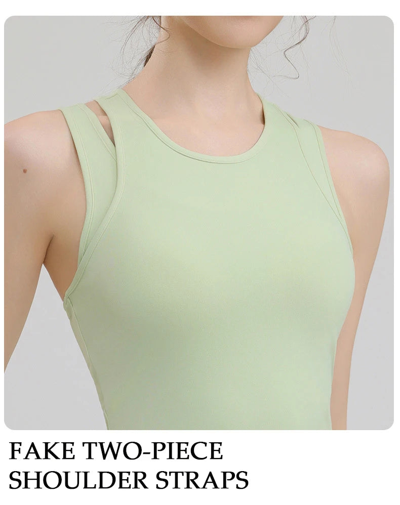 Yoga Tanktop - Gevoerd