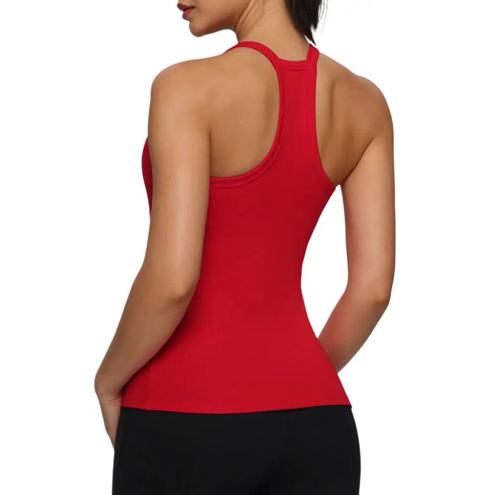 Yogaleven Sport Vest – Ingebouwde BH Mouwloos