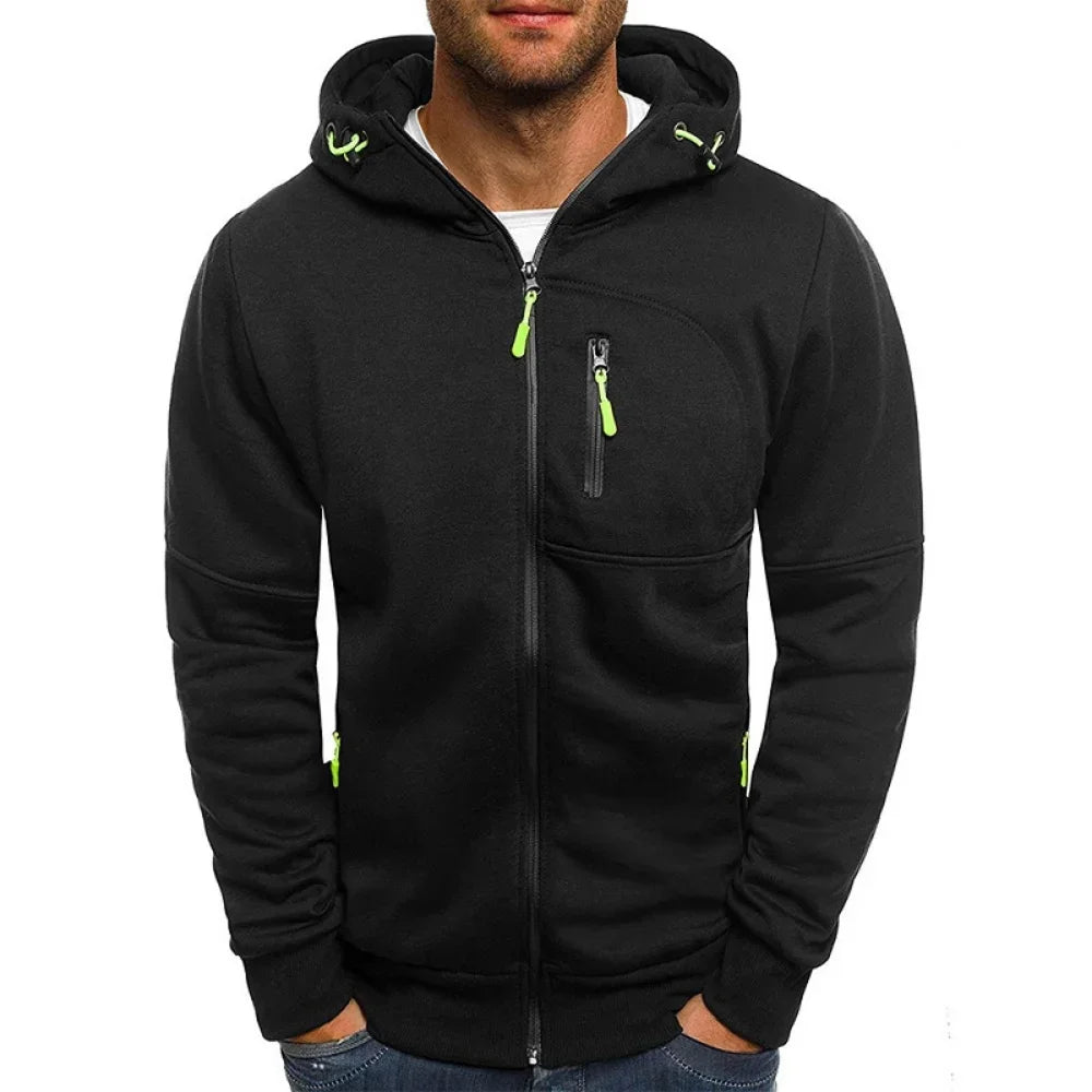 Heren Hoodie - Rits