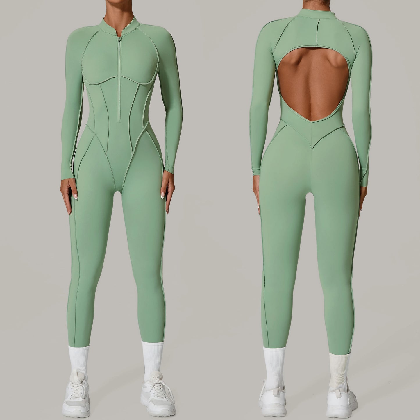 Yoga Jumpsuit Lange Mouw