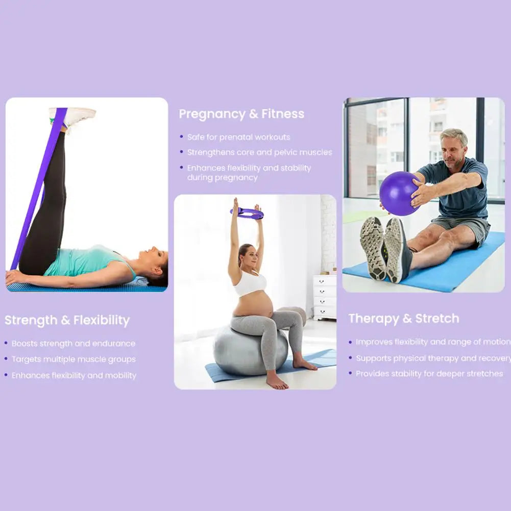 Pilates Ring Set 13-Delig - Complete Home Gym Set voor Krachttraining