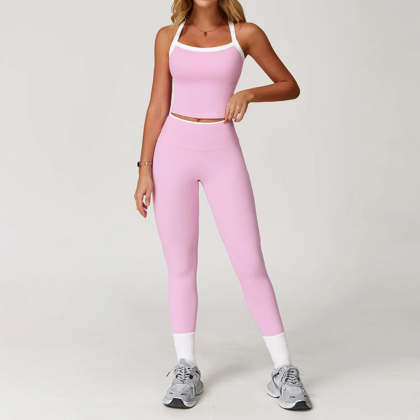 Yoga Trainingspak Dames 2-Delig - Hoge Taille