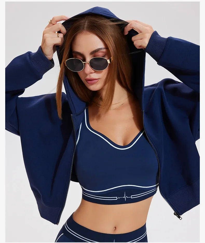Yogaleven Zip Hoodie – Losse Herfst Jacket
