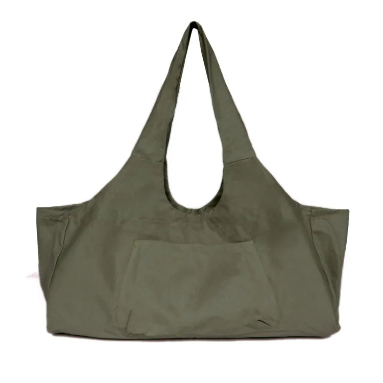 Yogamat Tas Canvas - Oversized Met Zijvak