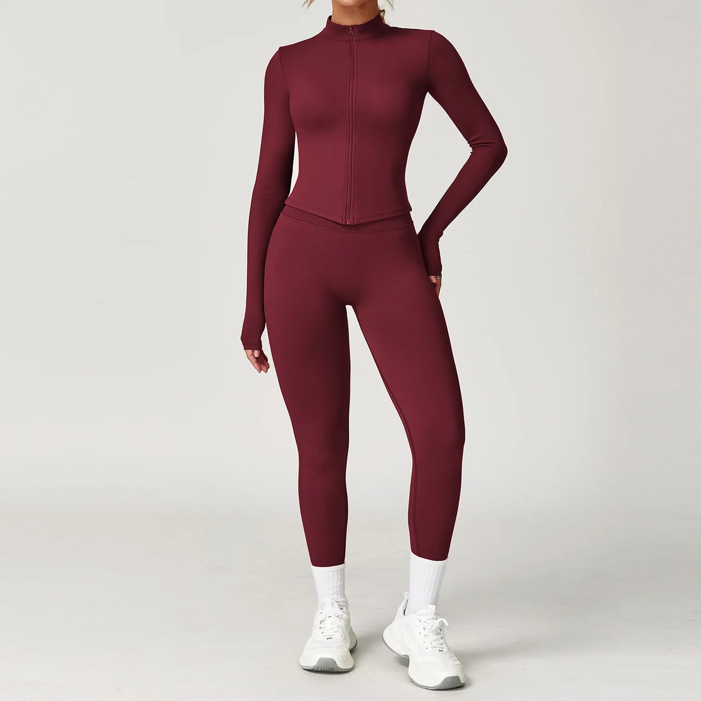 Yogaleven 3-delig Set – Sportjas, BH & Gymlegging