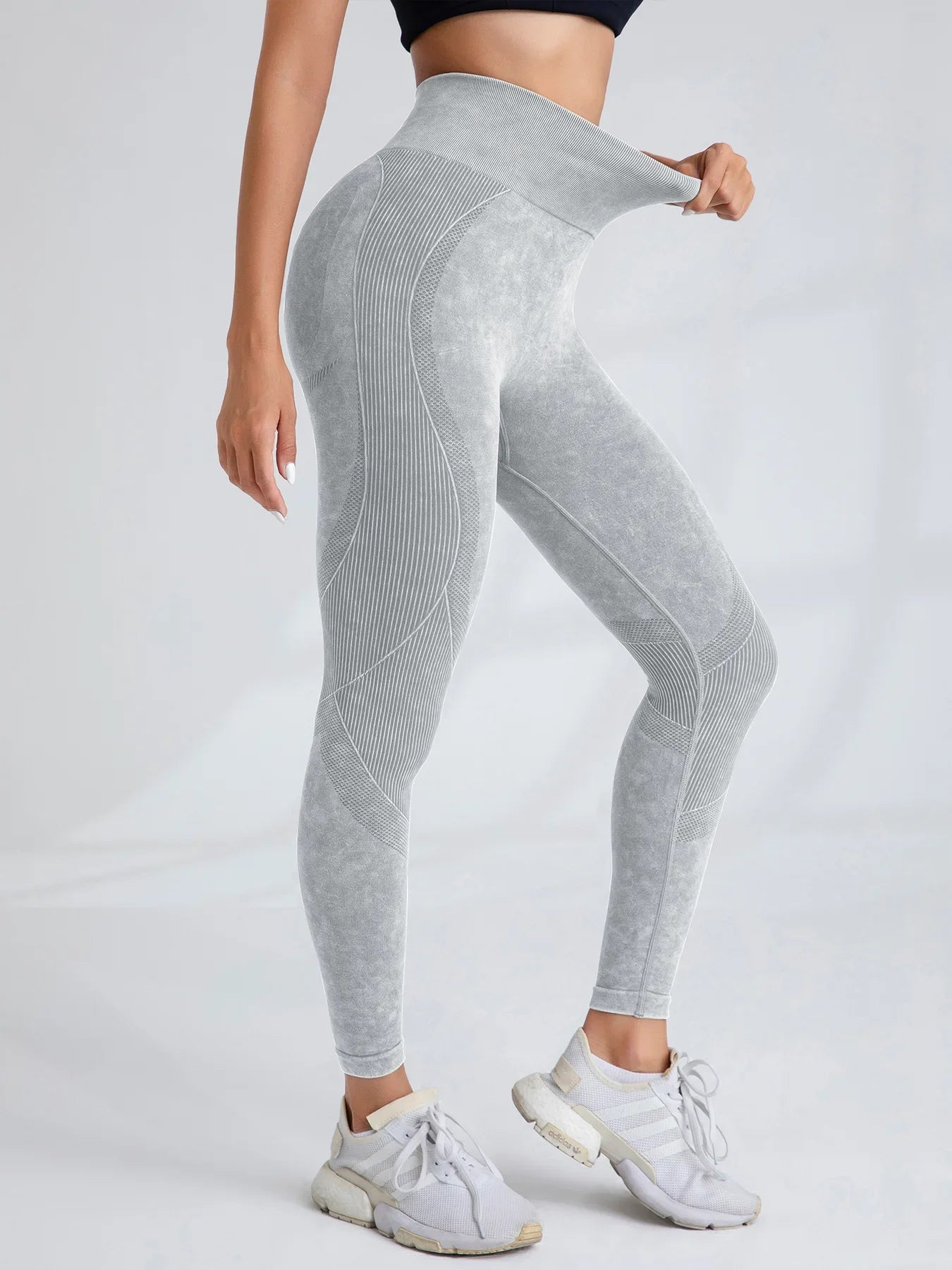 Naadloze Yoga Legging - Hoge Taille