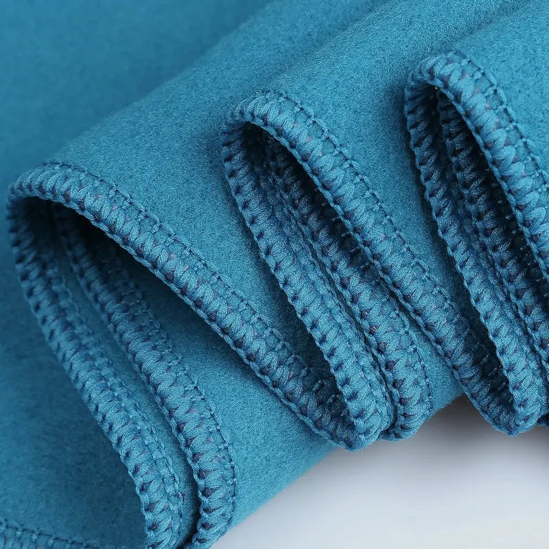 200x150cm Yoga Handdoek Extra Breed & Dik Wollen Deken Yoga Meditatie Deken Opvouwbare Yoga Mat voor Yoga Pilates Fitness Rust Deken