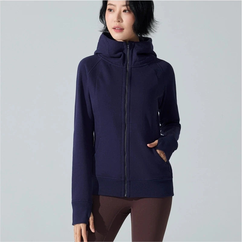 Yogaleven Fleece Hoodie – Slim Fit Winter