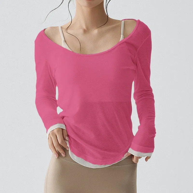 Yogaleven Sport Shirt – Lange Mouw Sneldrogend