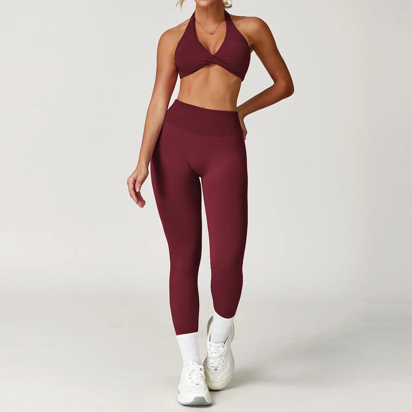 Yogaleven 3-delig Set – Sportjas, BH & Gymlegging
