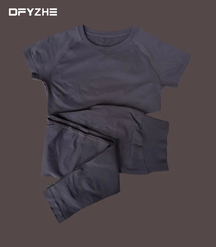 Heren Yoga Sportset (2-delig) – Shirt & Broek