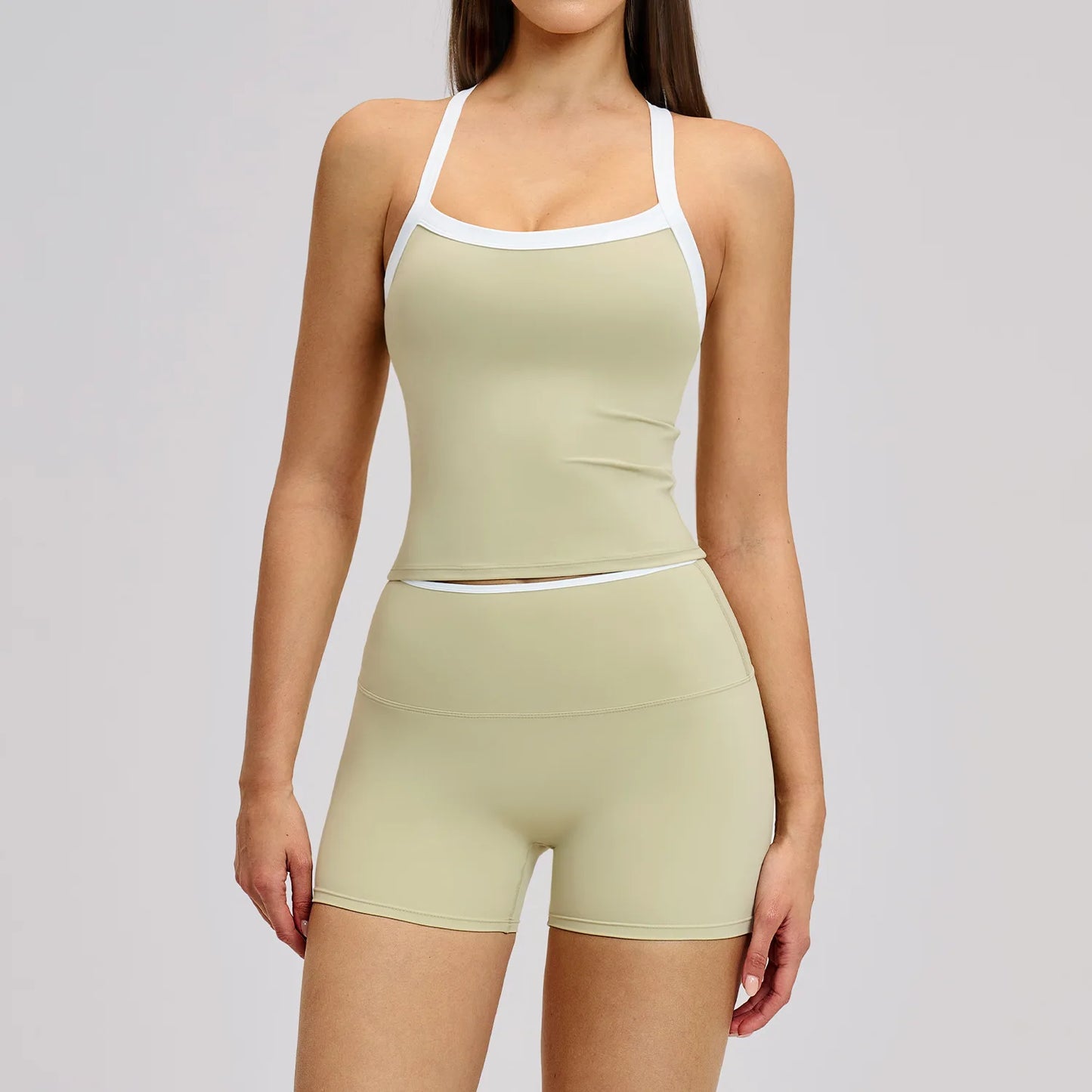 Yoga Trainingspak Dames 2-Delig - Hoge Taille