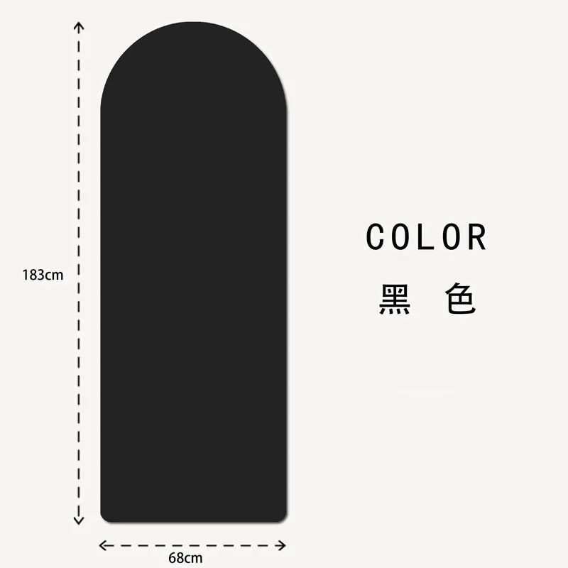 Semicircular pu natural rubber yoga mat non-slip grip fitness yoga studio can customize LOGO