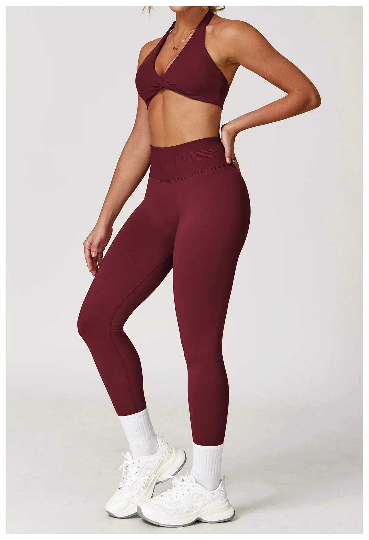 Yogaleven 3-delig Set – Sportjas, BH & Gymlegging