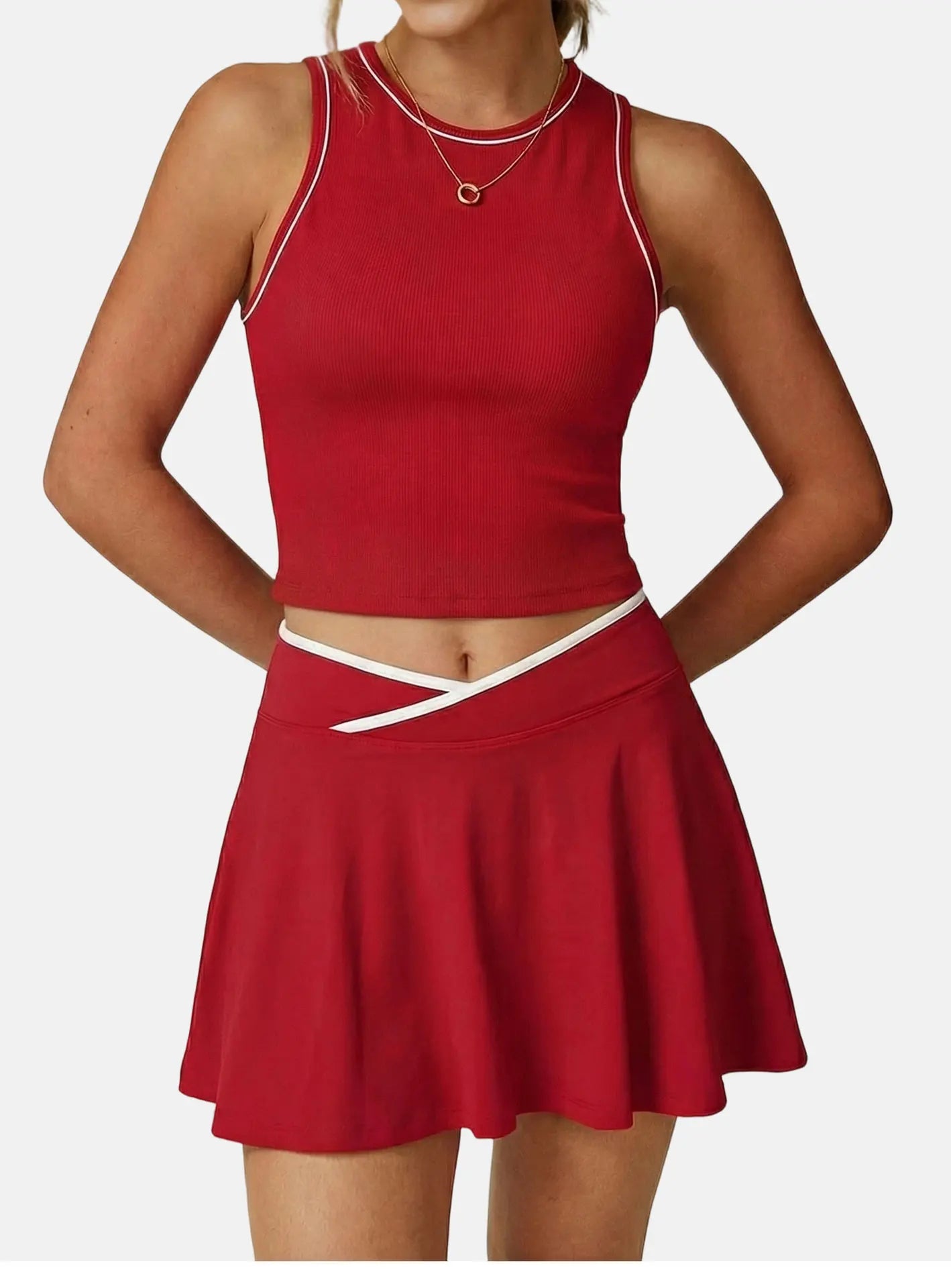 Yogaleven Crop Tank Top – Afneembare Pads