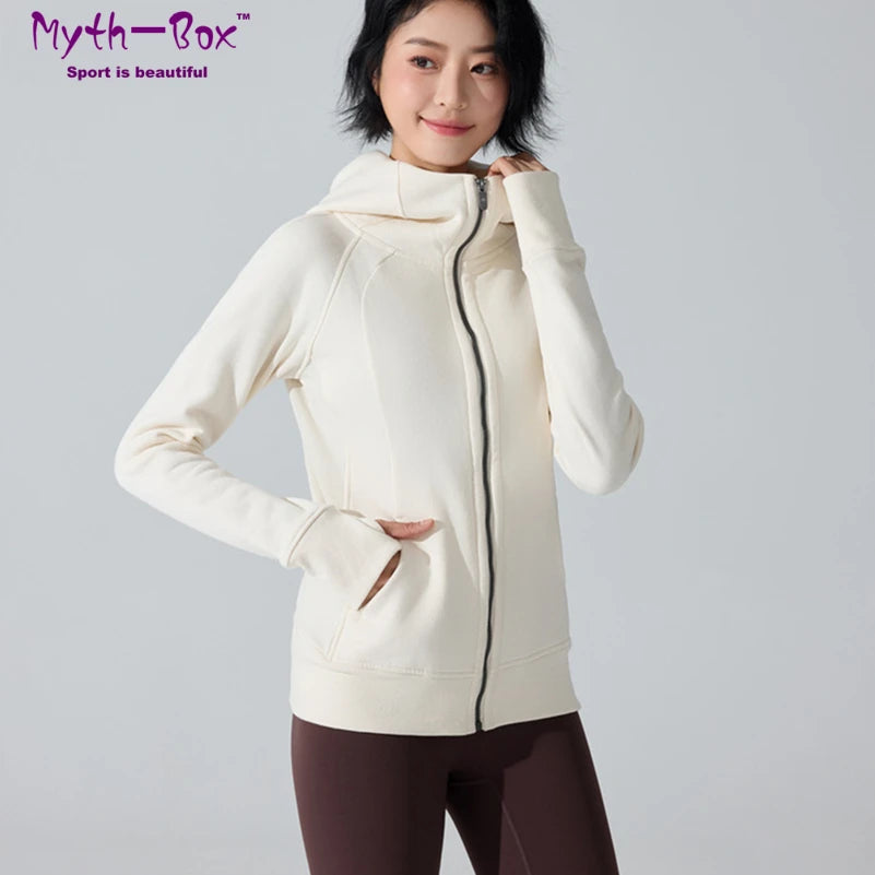 Yogaleven Fleece Hoodie – Slim Fit Winter