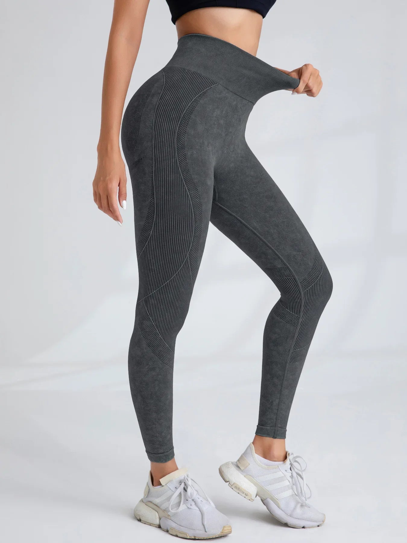 Naadloze Yoga Legging - Hoge Taille