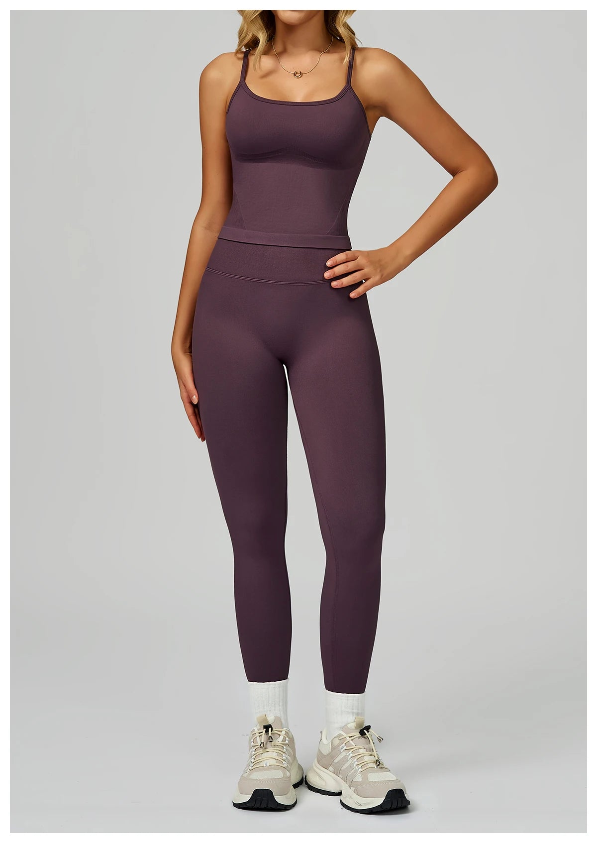 Yogaleven Flow Set – Lange Mouw Crop Top & Legging