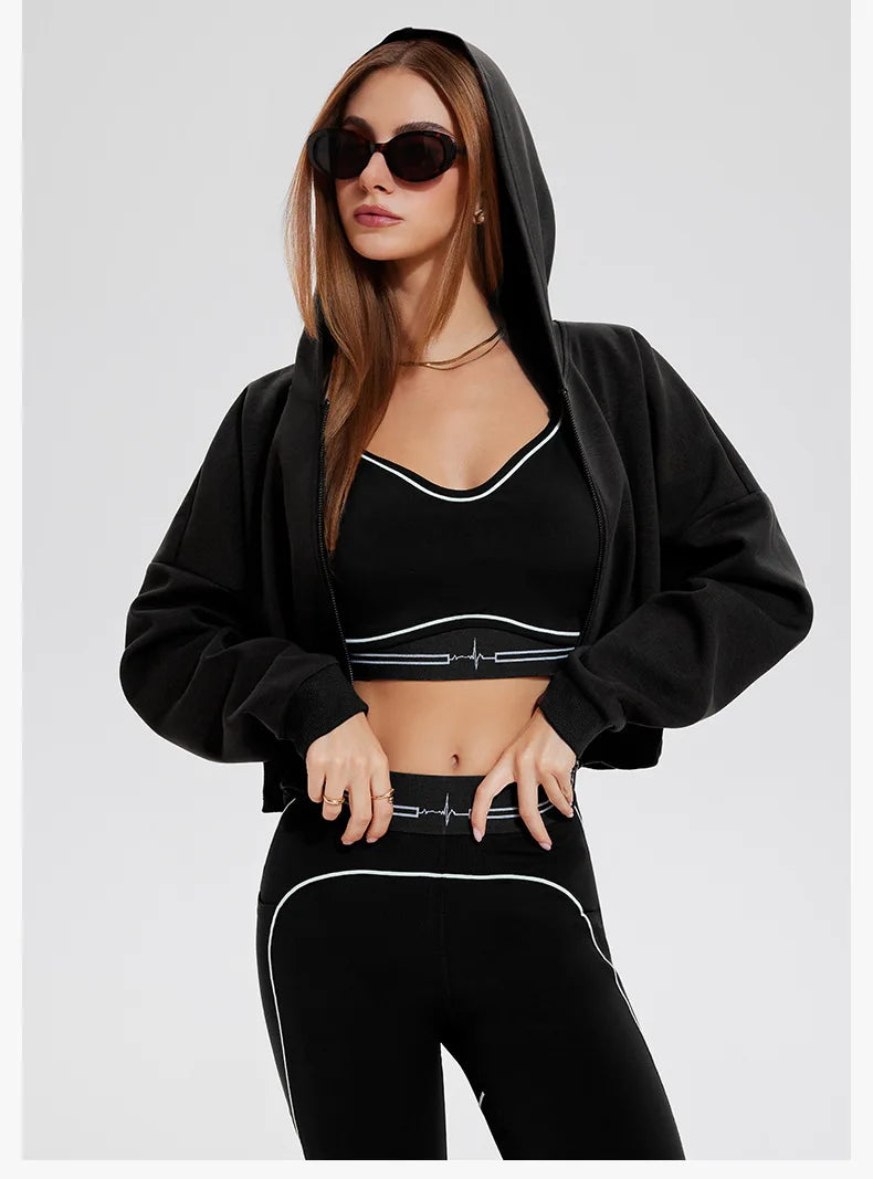 Yogaleven Zip Hoodie – Losse Herfst Jacket