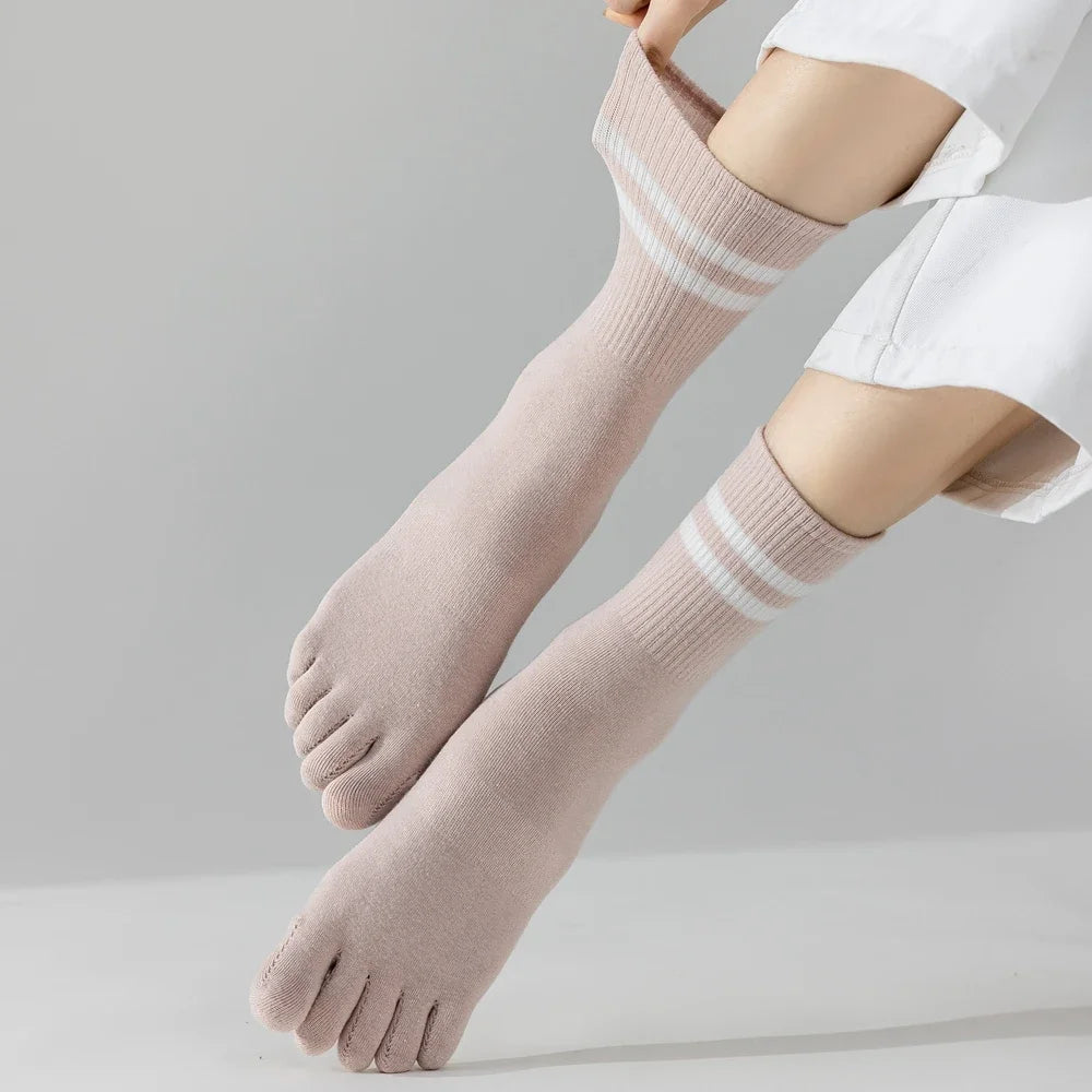 Antislip Teensokken Dames - 5 Paar Yoga & Pilates Sokken