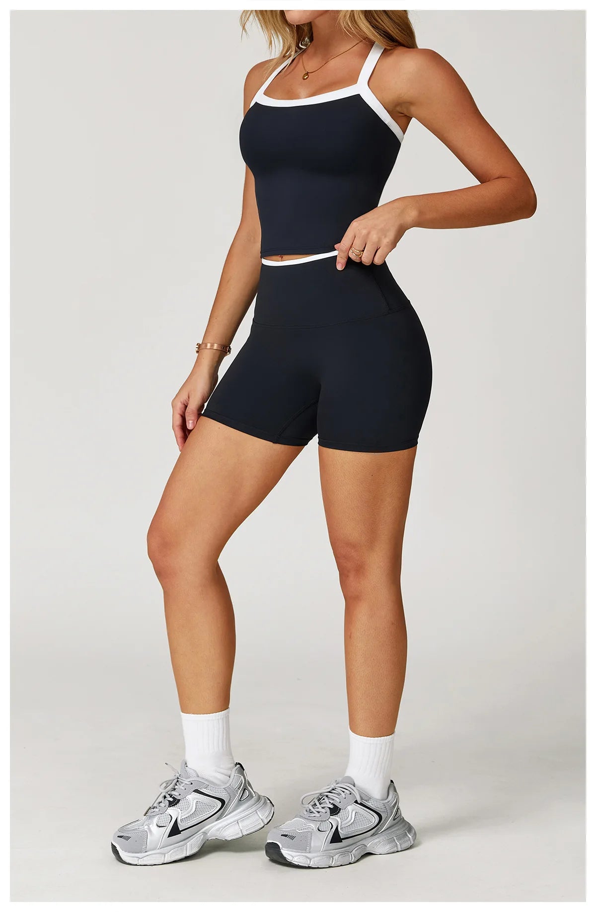 Yoga Trainingspak Dames 2-Delig - Hoge Taille