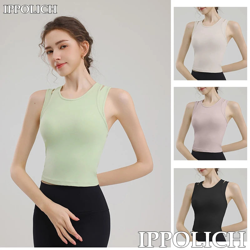 Yoga Tanktop - Gevoerd