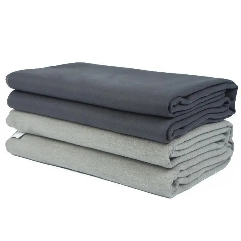 200x150cm Yoga Handdoek Extra Breed & Dik Wollen Deken Yoga Meditatie Deken Opvouwbare Yoga Mat voor Yoga Pilates Fitness Rust Deken