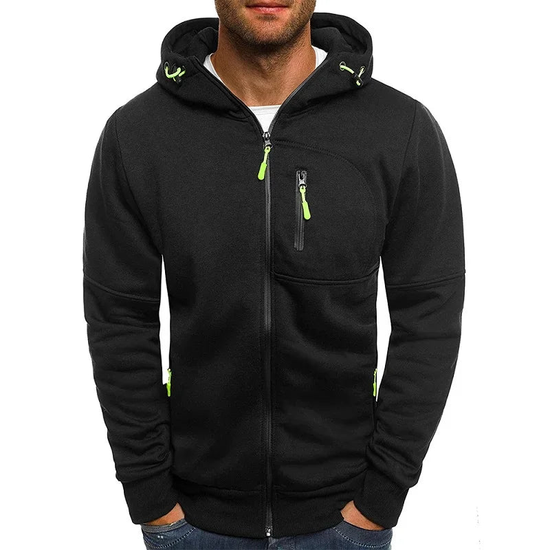 Heren Hoodie - Rits