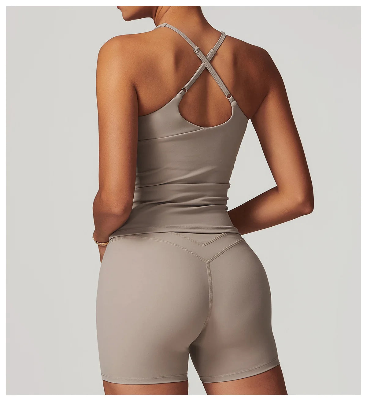 Dames Sport BH - Ademende Fitness Top met Push-Up