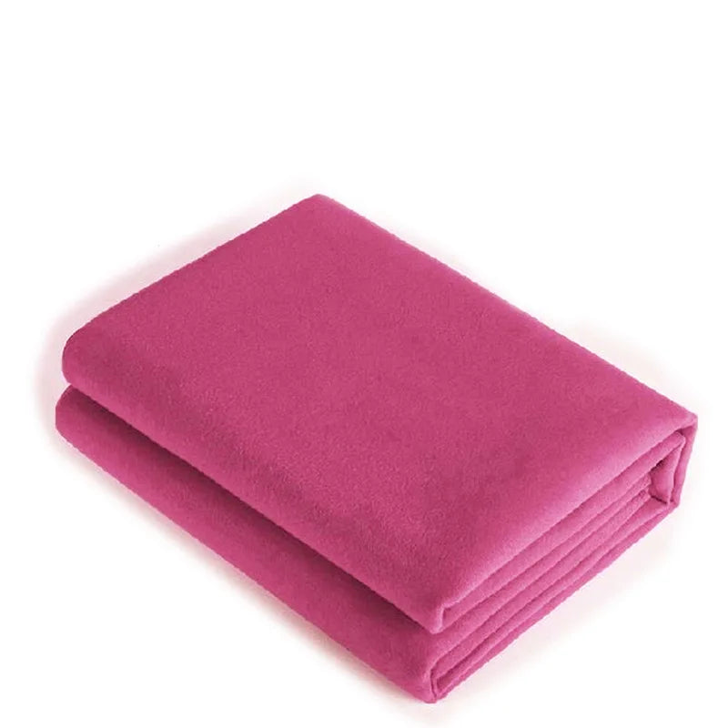 200x150cm Yoga Handdoek Extra Breed & Dik Wollen Deken Yoga Meditatie Deken Opvouwbare Yoga Mat voor Yoga Pilates Fitness Rust Deken