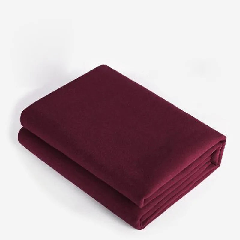200x150cm Yoga Handdoek Extra Breed & Dik Wollen Deken Yoga Meditatie Deken Opvouwbare Yoga Mat voor Yoga Pilates Fitness Rust Deken