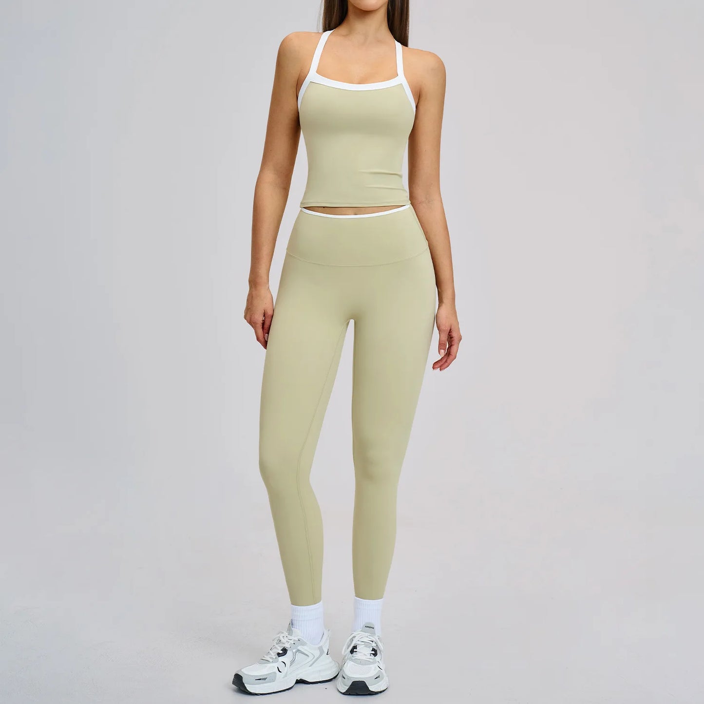Yoga Trainingspak Dames 2-Delig - Hoge Taille