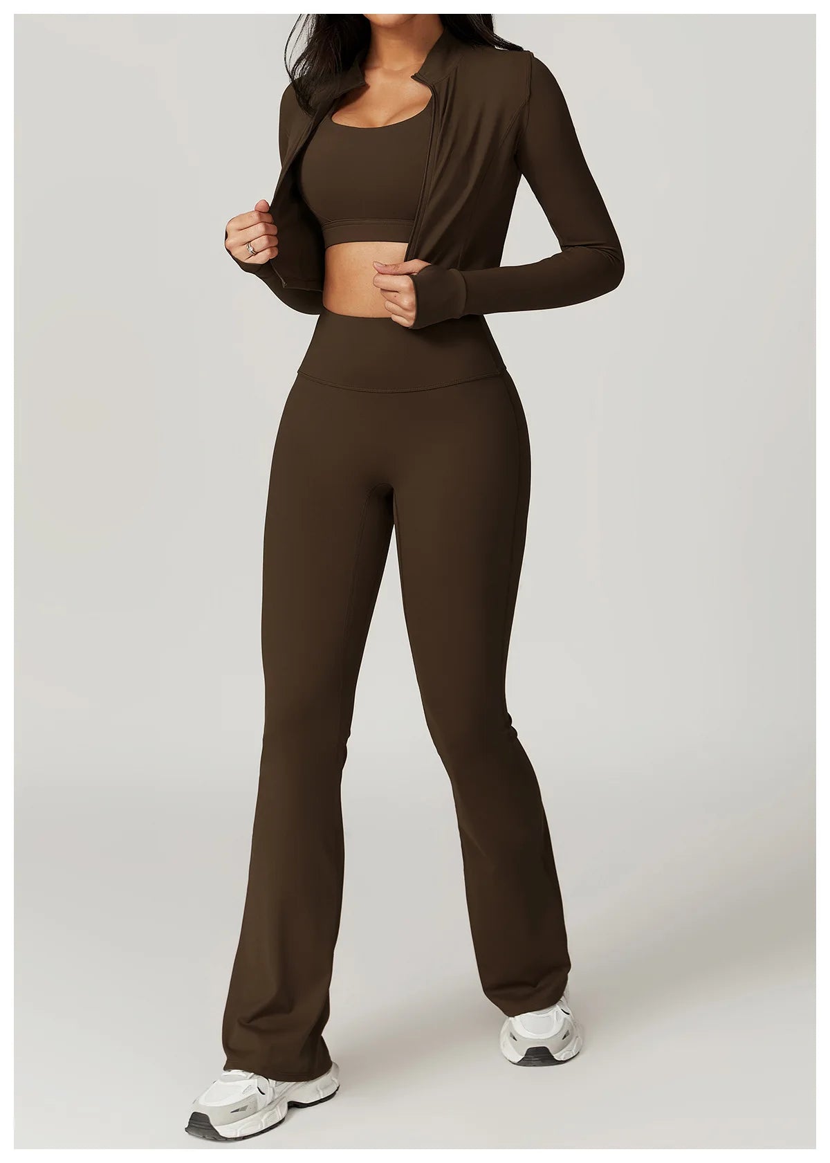 Yogaleven Slim Fit Jack – Lange Mouw Rits