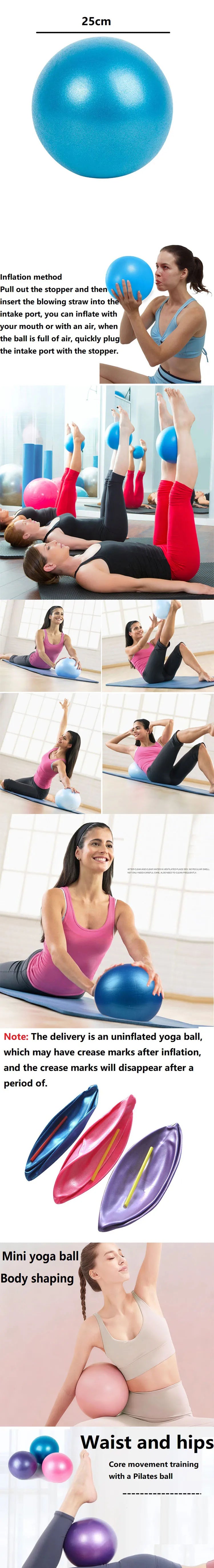 Pilates Bal 25cm - Mini Oefenbal voor Yoga & Gymnastiek